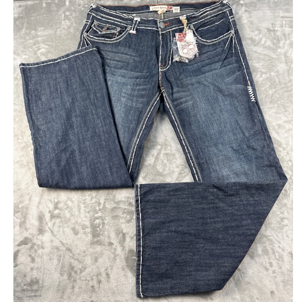 Laguna Beach Jean Co‎ Mens Jeans 42x34 Dark Wash NEW Y2K VTG